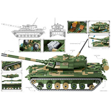 Load image into Gallery viewer, 835PCS Military WW2 Main Battle Tank Figure Model Toy Building Block Brick Gift Kids DIY Set New Compatible Lego