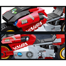 Load image into Gallery viewer, 241PCS MOC Technic Speed Comic KUSANAGI CT-3X Motorcycle Motor Bike Model Toy Building Block Brick Gift Kids DIY Set New With Stand Compatible Lego