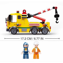 Load image into Gallery viewer, 205PCS MOC City Rescue Trailer Truck Scene Figure Model Toy Building Block Brick Gift Kids DIY Compatible Lego