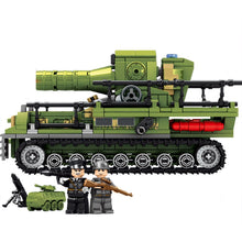 Load image into Gallery viewer, 492PCS Military WW2 Karl Morser Carronade Figure Model Toy Building Block Brick Gift Kids DIY Set New Compatible Lego