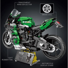 Load image into Gallery viewer, 2088PCS MOC Technic Speed Static H2 SX Se Racing Sports Motorcycle Motor Bike Model Toy Building Block Brick Gift Kids DIY Set New 1:5 Compatible Lego