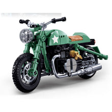 Load image into Gallery viewer, 215PCS MOC Technic Speed Green R75 Classic Sports Motorcycle Motor Bike Model Toy Building Block Brick Gift Kids DIY Set New 1:12 Compatible Lego