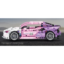 Load image into Gallery viewer, 652PCS MOC Technic Speed Pink Racing Sports Car Model Toy Building Block Brick Gift Kids DIY Set New Compatible Lego