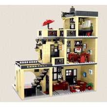 Load image into Gallery viewer, 1489PCS MOC City Street Restaurant Model Toy Building Block Brick Gift Kids DIY Light Set New Compatible Lego