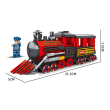 Load image into Gallery viewer, 313PCS MOC Vintage Steam Train Classic Model Toy Figure Building Block Brick Gift Kids DIY Set New Compatible Lego