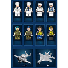 Load image into Gallery viewer, 3168PCS Military WW2 PLA Navy Large Fujian Class 003 Aircraft Carrier Figure Model Toy Building Block Brick Gift Kids DIY Set New Compatible Lego