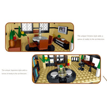 Load image into Gallery viewer, 1443PCS MOC City Street Cafe Coffee Shop Restaurant Model Toy Building Block Brick Gift Kids DIY Light Set New Compatible Lego