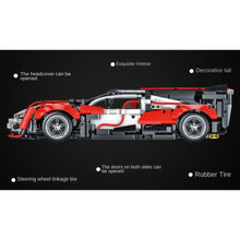 Load image into Gallery viewer, 1529PCS MOC Technic Speed Static Red Super Racing Sports Car P1 Model Toy Building Block Brick Gift Kids DIY Set New 1:14 Compatible Lego