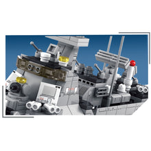 Load image into Gallery viewer, 446PCS Military WW2 Type 052D Destroyer Model Toy Building Block Brick Gift Kids DIY Set New Compatible Lego