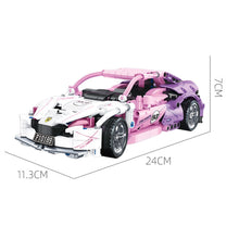 Load image into Gallery viewer, 652PCS MOC Technic Speed Pink Racing Sports Car Model Toy Building Block Brick Gift Kids DIY Set New Compatible Lego