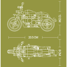 Load image into Gallery viewer, 284PCS MOC Technic Speed 1250 Adventures Motor Bike Motorcycle Model Toy Building Block Brick Gift Kids DIY Compatible Lego