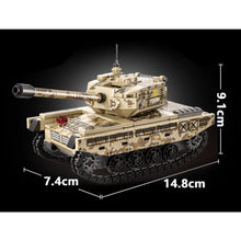 Load image into Gallery viewer, 425PCS Military WW2 Challenger Battle Tank Figure Model Toy Building Block Brick Gift Kids DIY Set New Compatible Lego