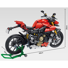 Load image into Gallery viewer, 2221PCS MOC Technic Speed Static Street Fighter V4 Racing Sports Motorcycle Motor Bike Model Toy Building Block Brick Gift Kids DIY Compatible Lego 1:5