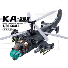 Load image into Gallery viewer, 913PCS Military WW2 KA-52 Helicopter Figure Model Toy Building Block Brick Gift Kids DIY Set New 1:30 Compatible Lego