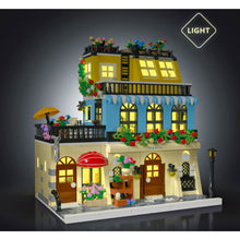 Load image into Gallery viewer, 1464PCS MOC City Street Hotel Model Toy Building Block Brick Gift Kids DIY Light Set New Compatible Lego