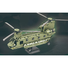 Load image into Gallery viewer, 785PCS Military WW2 Technic CH-47 Helicopter Chinook Stand Model Toy Building Block Brick Gift Kids DIY Set New Compatible Lego