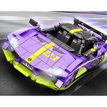 Load image into Gallery viewer, 588PCS MOC Technic Speed Aventador Super Racing Sports Car Model Toy Building Block Brick Gift Kids DIY Set New 1:18 Compatible Lego