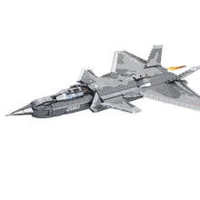 Load image into Gallery viewer, 2023PCS Military WW2 J-20 Chengdu Fire Fang Stealth Air Fighter Figure Engine Stand Model Toy Building Block Brick Gift Kids DIY Set New Compatible Lego