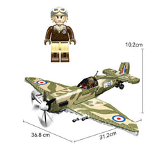 Load image into Gallery viewer, 526PCS MOC MK9 Spitfire Air Fighter Aircraft Figure Model Toy Building Block Brick Gift Kids DIY Set New 1:32 Compatible Lego