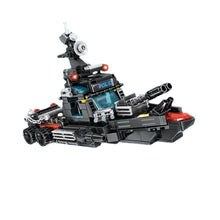 Load image into Gallery viewer, 415PCS MOC 4in1 City SWAT Combat Ship Helicopter Figure Scene Model Toy Building Block Brick Gift Kids DIY Compatible Lego