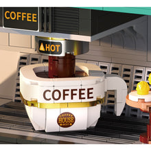 Load image into Gallery viewer, 1228PCS MOC Micro Mini Coffee Maker Machine Cafe Shop Restaurant Figure Model Toy Building Block Brick Gift Kids DIY