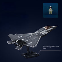 Load image into Gallery viewer, 838PCS Military WW2 J-35 Blue Shark Carrier Based Air Plane Aircraft Fighter Figure Model Toy Building Block Brick Gift Kids DIY Set New 1:44 Compatible Lego