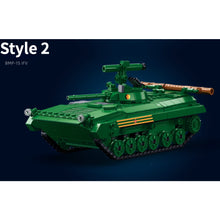 Load image into Gallery viewer, 738PCS Military WW2 3in1 BMP-2 MS Infantry Fighting Vehicle IFV Tank Figure Model Toy Building Block Brick Gift Kids DIY Set New 1:35 Compatible Lego