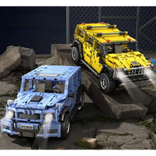 Load image into Gallery viewer, MOC Pull Back G Class HUMMER H2 SUV Car Transformer Robot Mecha Figure Model Toy Building Block Brick Gift Kids DIY Set New Compatible Lego