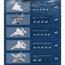 Load image into Gallery viewer, 3031PCS Military WW2 Large Class Fujian 003 Aircraft Carrier Model Toy Building Block Brick Gift Kids DIY Set New 1:395 Compatible Lego