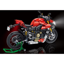 Load image into Gallery viewer, 2221PCS MOC Technic Speed Static Street Fighter V4 Racing Sports Motorcycle Motor Bike Model Toy Building Block Brick Gift Kids DIY Compatible Lego 1:5