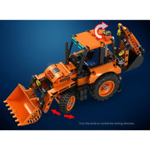 Load image into Gallery viewer, 377PCS MOC Technic City Construction Backhoe Loader Model Toy Building Block Brick Gift Kids DIY Compatible Lego