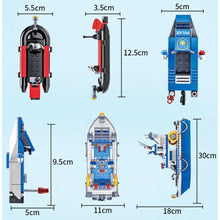 Load image into Gallery viewer, 480PCS MOC Coast Guard Patrol Ship Model Toy Building Block Brick Gift Kids DIY Set New Compatible Lego
