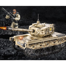 Load image into Gallery viewer, 425PCS Military WW2 Challenger Battle Tank Figure Model Toy Building Block Brick Gift Kids DIY Set New Compatible Lego
