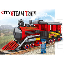 Load image into Gallery viewer, 313PCS MOC Vintage Steam Train Classic Model Toy Figure Building Block Brick Gift Kids DIY Set New Compatible Lego