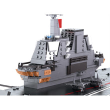 Load image into Gallery viewer, 2462PCS Military WW2 Shandong Class 002 Aircraft Carrier Ship Figure Model Toy Building Block Brick Gift Kids DIY Set New Compatible Lego