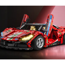 Load image into Gallery viewer, 1182PCS MOC Technic Speed Static Red Racing Sports Car Model Toy Building Block Brick Gift Kids DIY Set New 1:14 Compatible Lego
