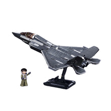 Load image into Gallery viewer, 838PCS Military WW2 J-35 Blue Shark Carrier Based Air Plane Aircraft Fighter Figure Model Toy Building Block Brick Gift Kids DIY Set New 1:44 Compatible Lego