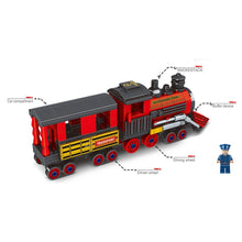 Load image into Gallery viewer, 313PCS MOC Vintage Steam Train Classic Model Toy Figure Building Block Brick Gift Kids DIY Set New Compatible Lego
