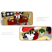 Load image into Gallery viewer, 1489PCS MOC City Street Restaurant Model Toy Building Block Brick Gift Kids DIY Light Set New Compatible Lego