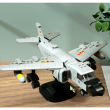 Load image into Gallery viewer, 414PCS Military WW2 H-6K Xian Strategic Bomber Air Fighter Aircraft Figure Model Toy Building Block Brick Gift Kids DIY Compatible Lego With Stand Display