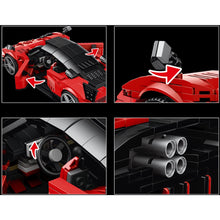 Load image into Gallery viewer, 1278PCS MOC Technic Speed Static Zonda R Racing Sports Car Model Toy Building Block Brick Gift Kids DIY Set New Compatible Lego
