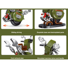 Load image into Gallery viewer, 585PCS MOC Technic Speed Cartoon Dragon Green Motorcycle Motor Bike Model Toy Building Block Brick Gift Kids DIY Set New Display Compatible Lego