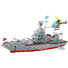 Load image into Gallery viewer, 1739PCS Military WW2 6in1 Guided Missile Destroyer DDG Ship Model Toy Building Block Brick Gift Kids DIY Set New Compatible Lego