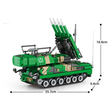 Load image into Gallery viewer, 1258PCS Military WW2 BUK-M1 Anti Aircraft Missile Truck Tank Figure Model Toy Building Block Brick Gift Kids DIY Set New Compatible Lego