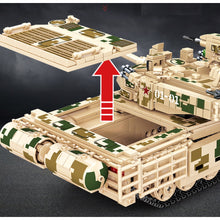 Load image into Gallery viewer, 1256PCS Military WW2 99A Main Battle Tank Figure Model Toy Building Block Brick Gift Kids DIY Set New Compatible Lego