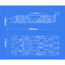 Load image into Gallery viewer, 1257PCS MOC Technic Speed Static GT22 Super Racing Sports Car Model Toy Building Block Brick Gift Kids DIY Set New 1:14 Compatible Lego
