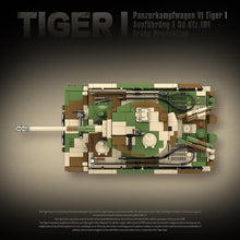 Load image into Gallery viewer, 2276PCS Military WW2 Large Tiger I Heavy Main Battle Tank KFZ 181 Figure Model Toy Building Block Brick Gift Kids DIY Set New Compatible Lego