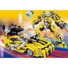 Load image into Gallery viewer, 703PCS MOC 2in1 Bumblebee Transformers Deformation Mecha Car Model Toy Building Block Brick Gift Kids DIY Compatible Lego