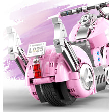 Load image into Gallery viewer, 467PCS MOC Technic Speed Cartoon Dragon Pink Classic Motorcycle Motor Bike Model Toy Building Block Brick Gift Kids DIY Set New Display Compatible Lego