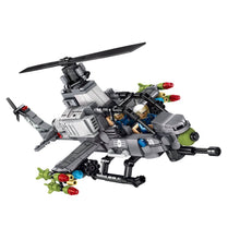 Load image into Gallery viewer, 512PCS Military WW2 Cobra Helicopter UH-1 Iroquois Figure Model Toy Building Block Brick Gift Kids DIY Set New Compatible Lego